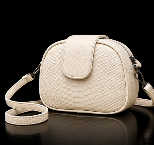 Morelet Luna/ Crocodile-Pattern/ Crossbody Bag