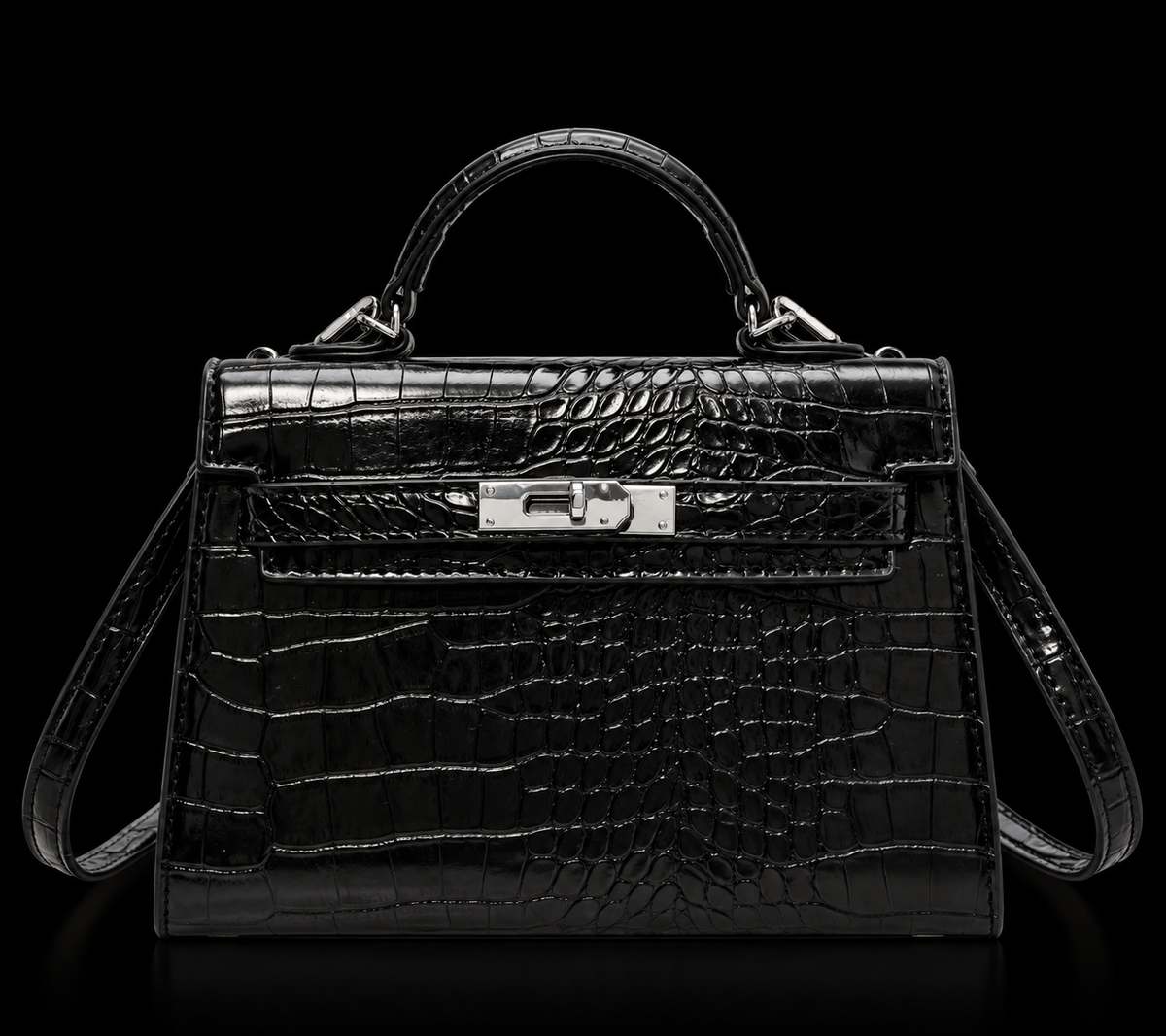 Morelet The Countess/Crocodile Pattern Shoulder Bag
