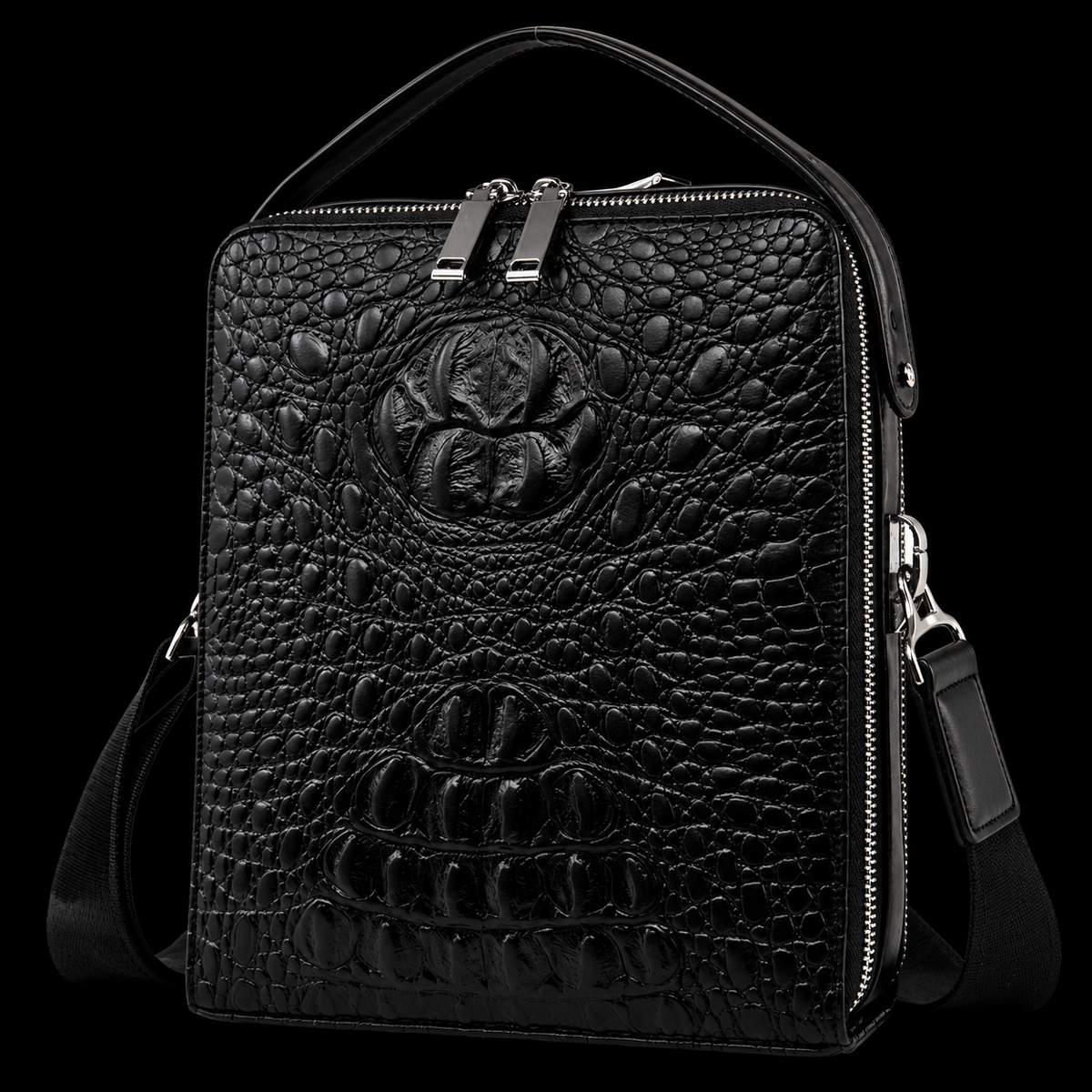 Morelet The Syndicate /Crocodile Pattern Handbag