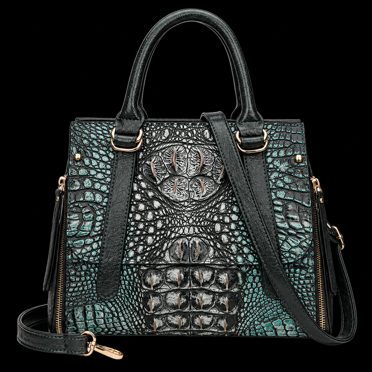 Morelet Imperial/Crocodile Pattern/ Handbag and Shoulder Bag