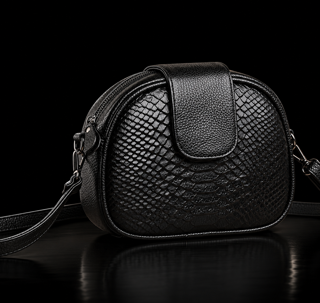 Morelet Luna/ Crocodile-Pattern/ Crossbody Bag