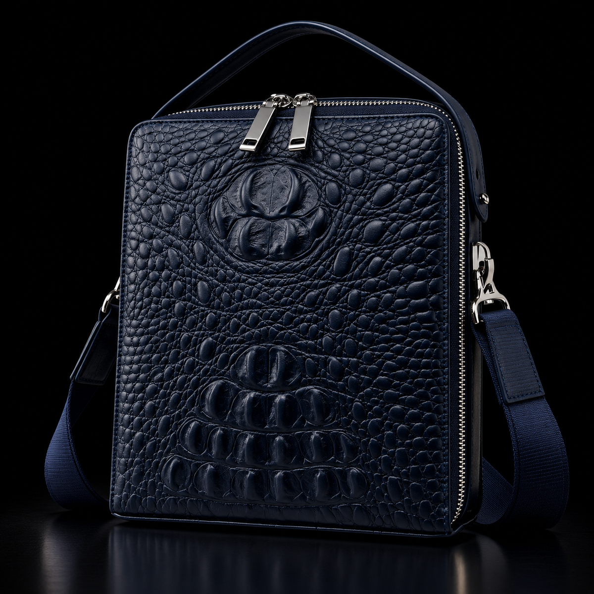 Morelet The Syndicate /Crocodile Pattern Handbag